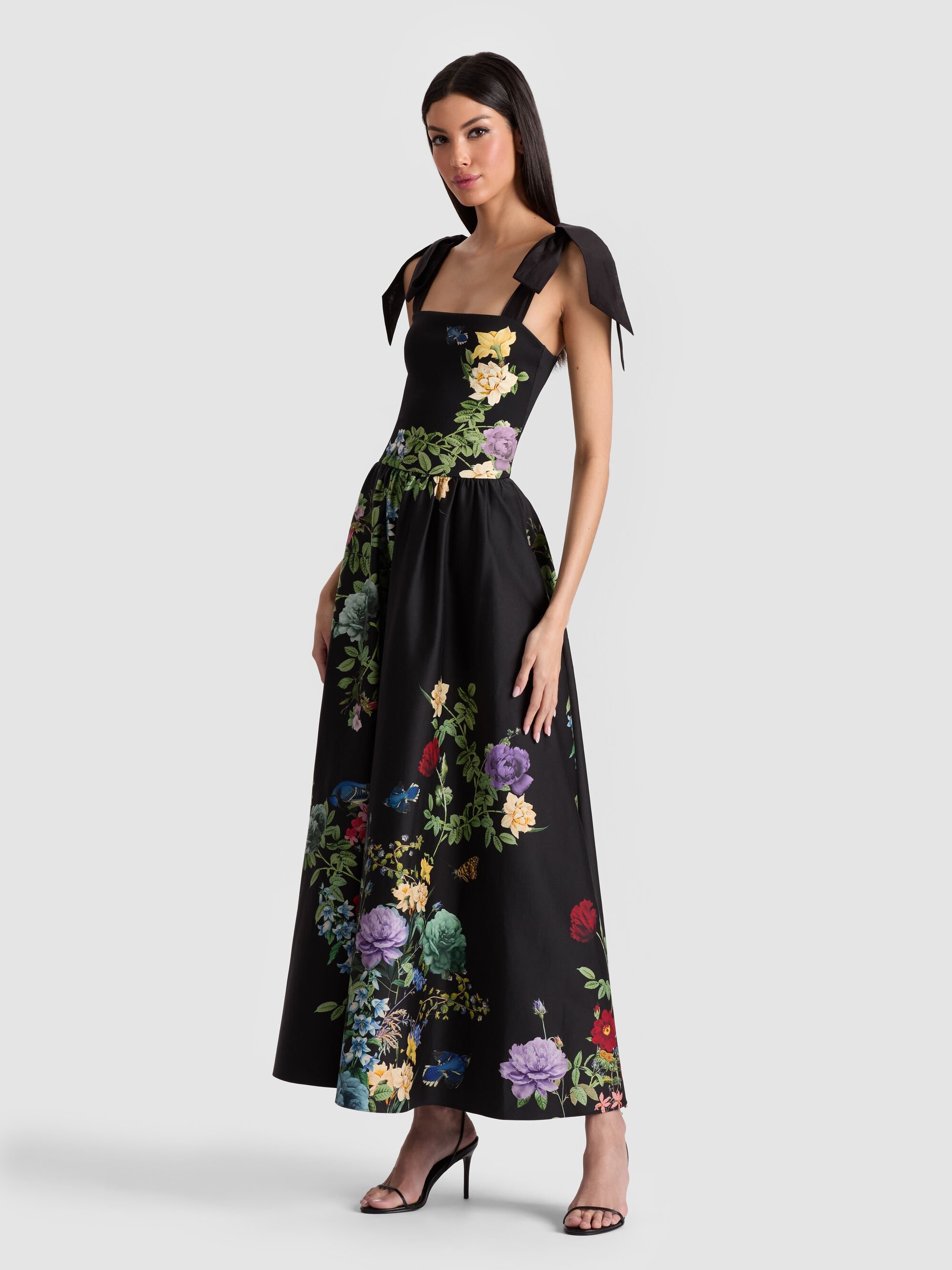 ORIANA DROP WAIST MIDI DRESS - 2