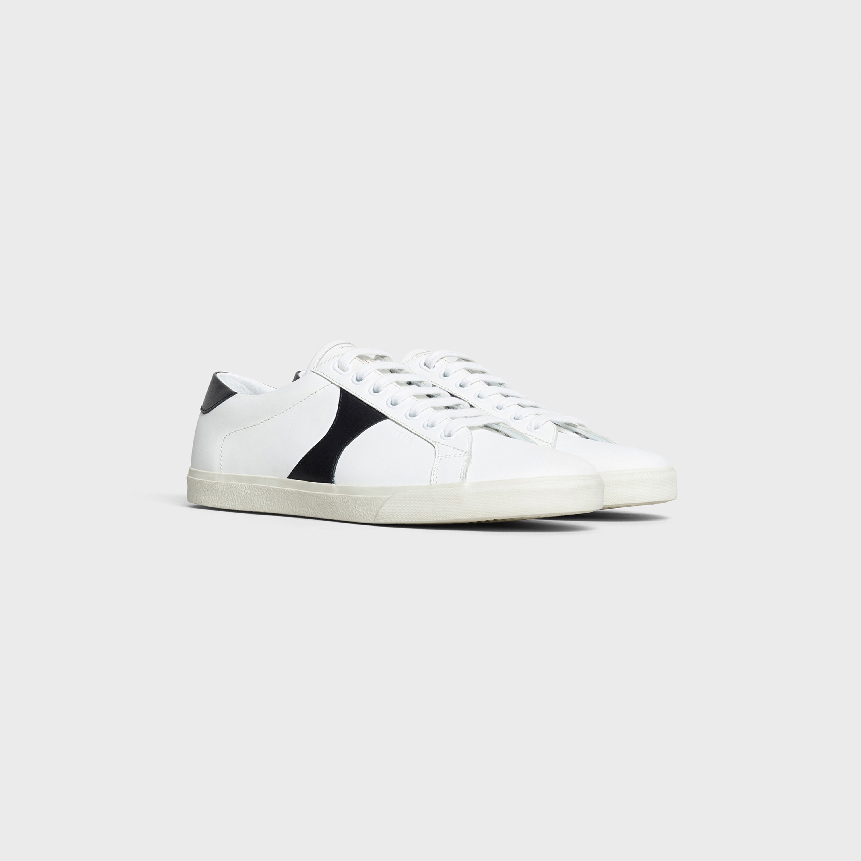 CELINE TRIOMPHE Low Lace Up Sneaker in Calfskin - 2