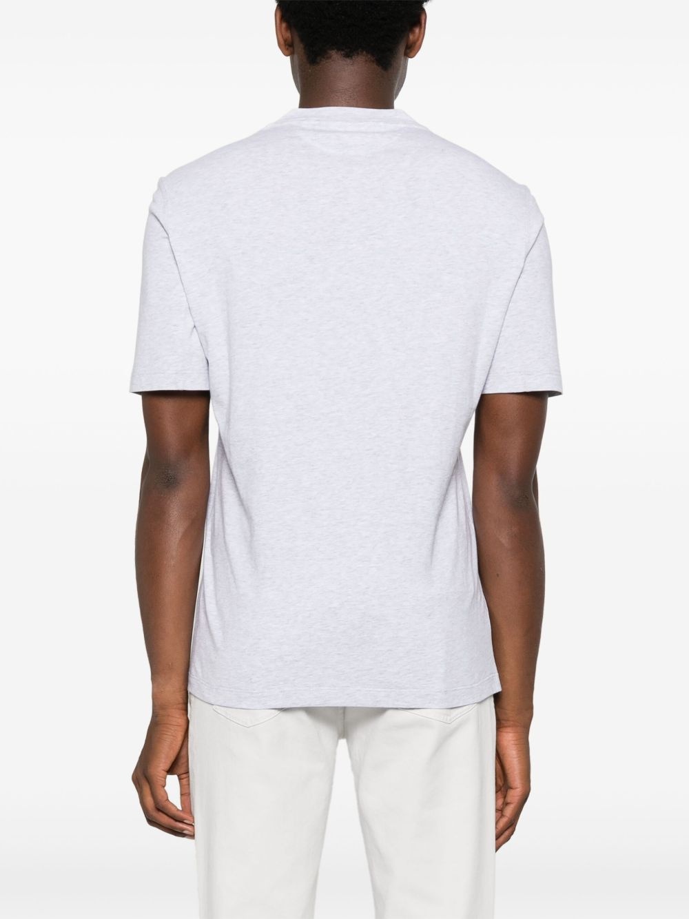 mélange-effect T-shirt - 3