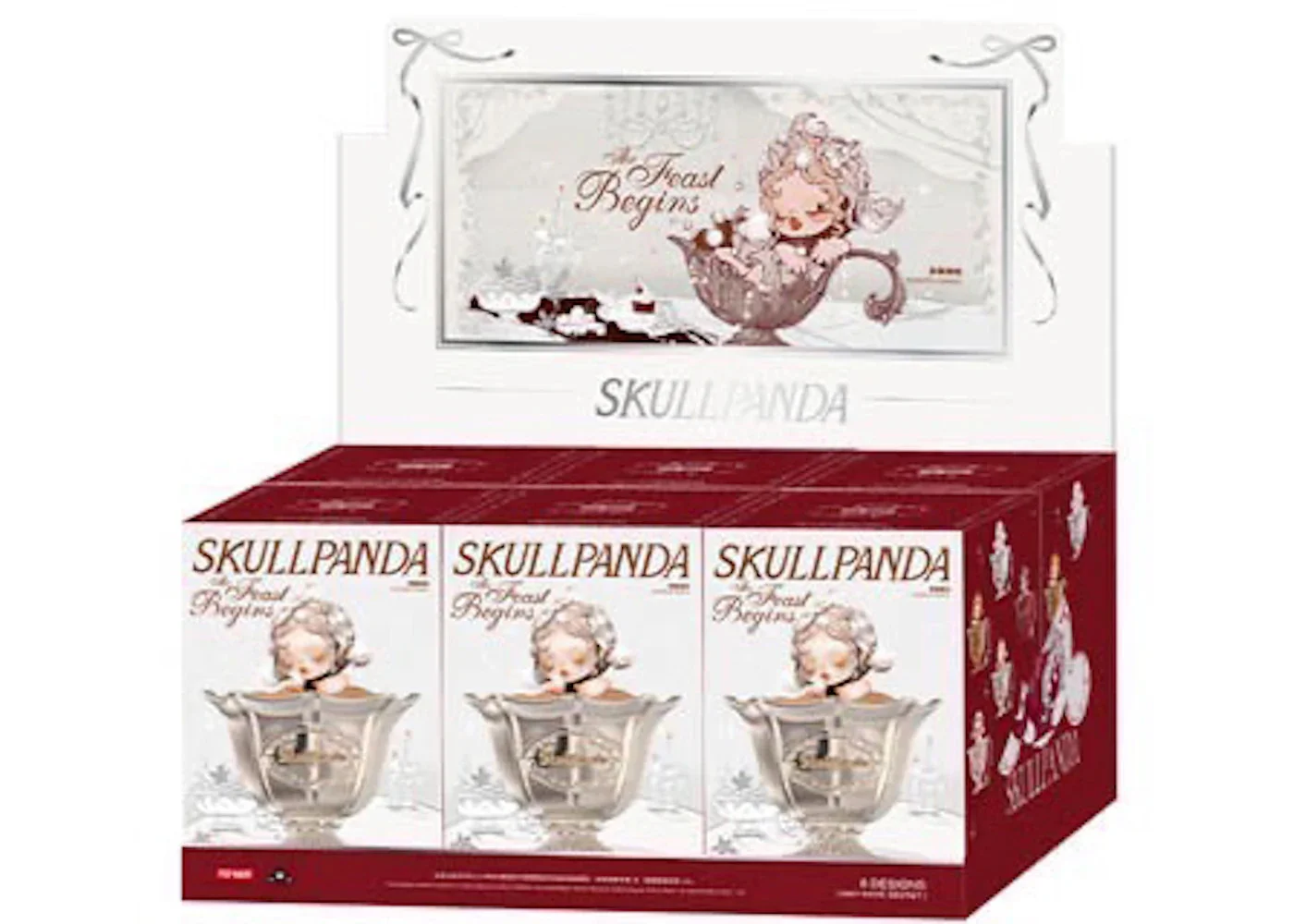 Pop Mart Skullpanda The Feast Begins Series Scented Candle Sealed Case (6 Blind Box) - 1