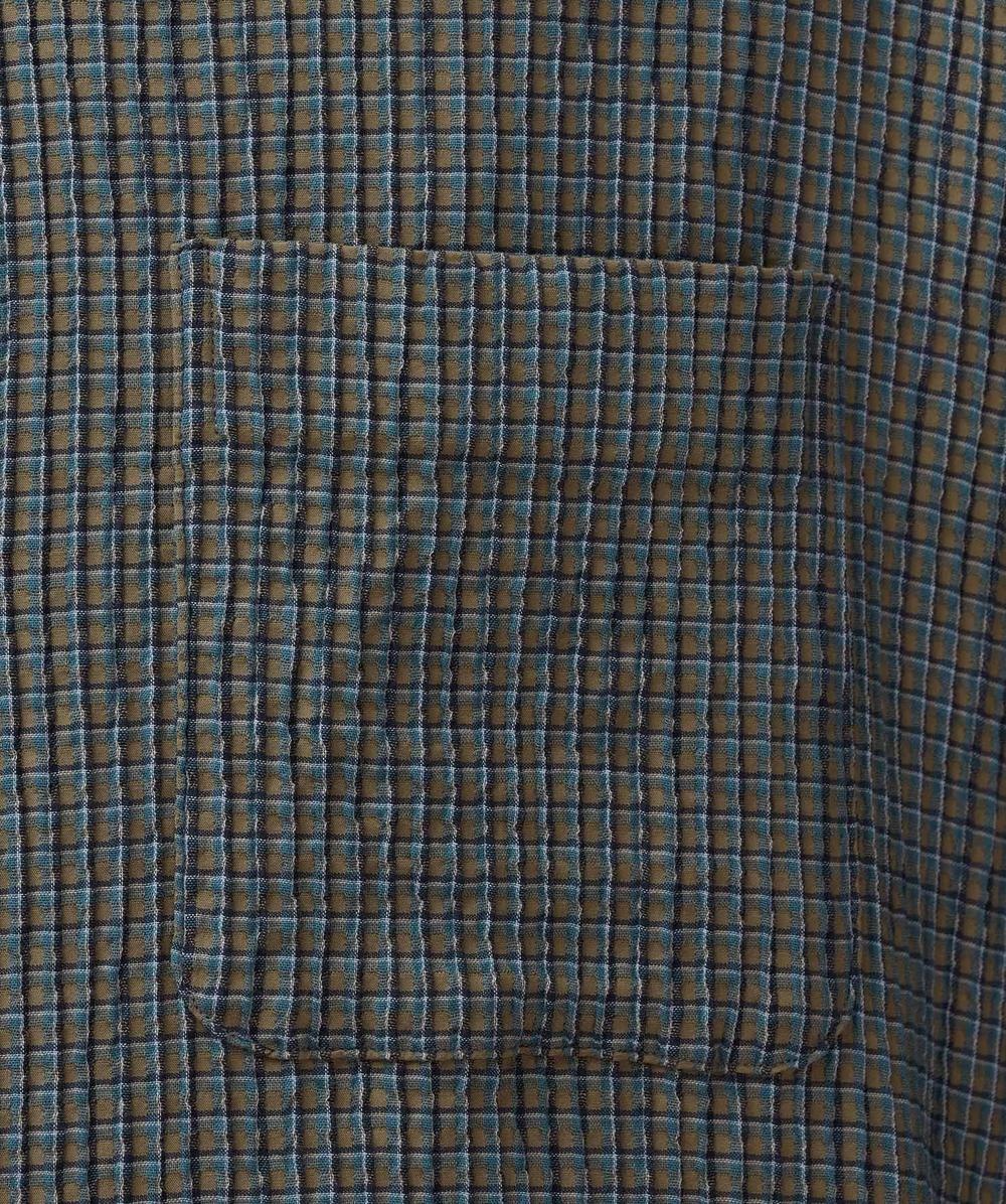 Open B.D. plaid shirt - 4