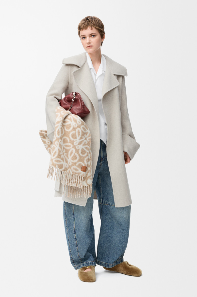 Loewe Belted coat in cashmere outlook