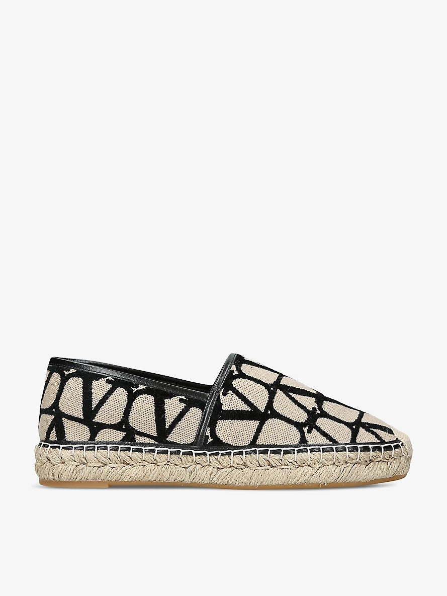 Toile Iconographe woven low-top espadrilles - 1