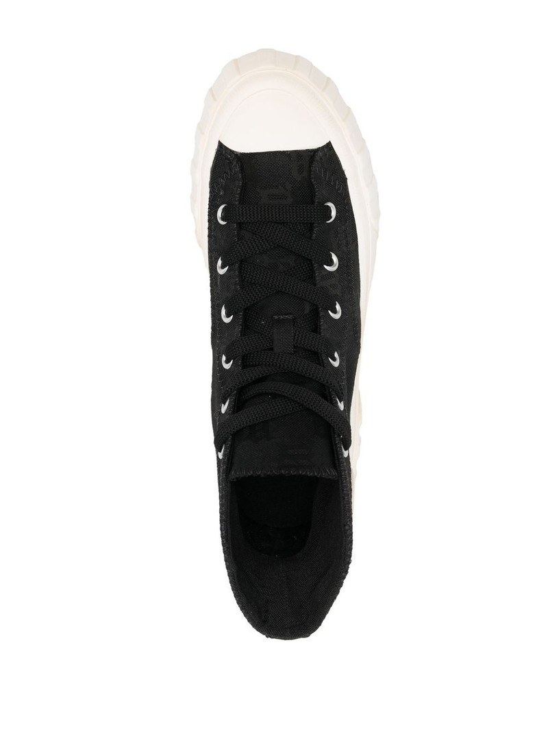 monogram high-top trainers 4