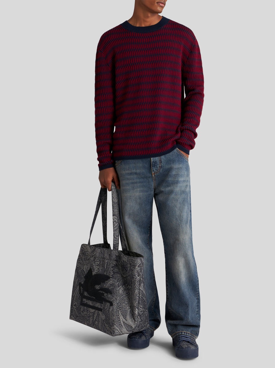 WOOL JACQUARD SWEATER - 4