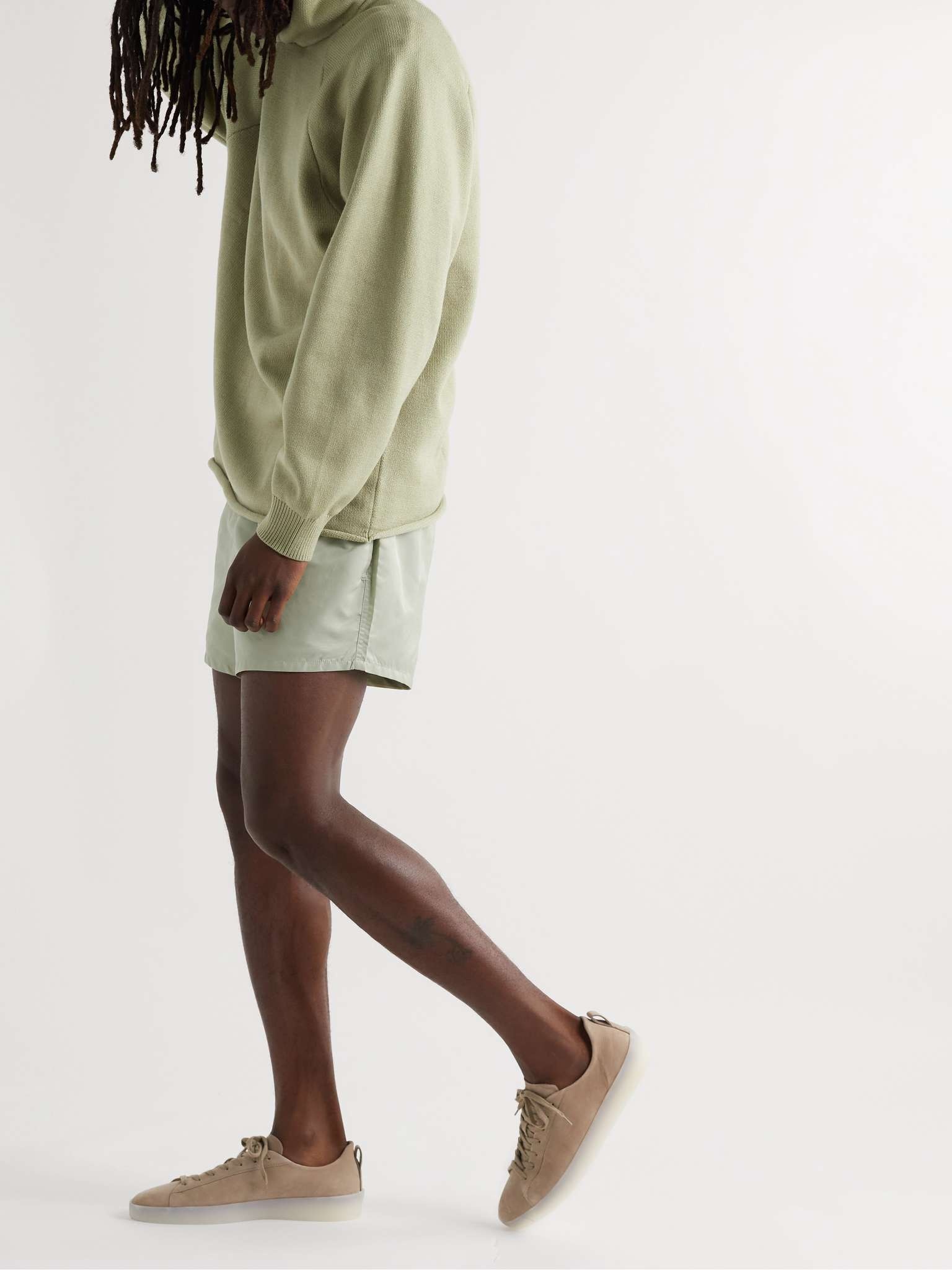 Logo-Appliquéd Straight-Leg Taslan Nylon Shorts - 2