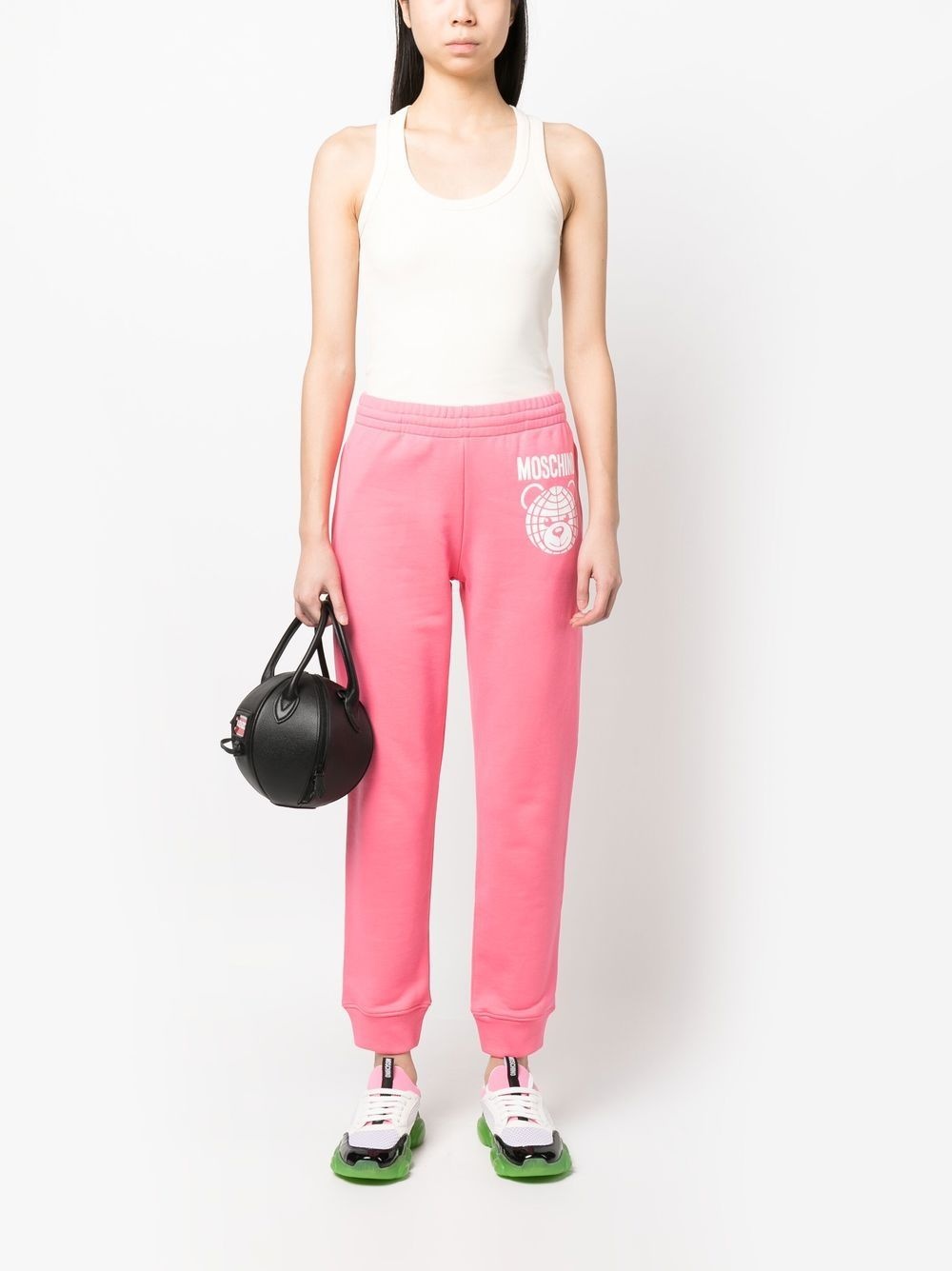 teddy bear organic cotton track trousers - 2