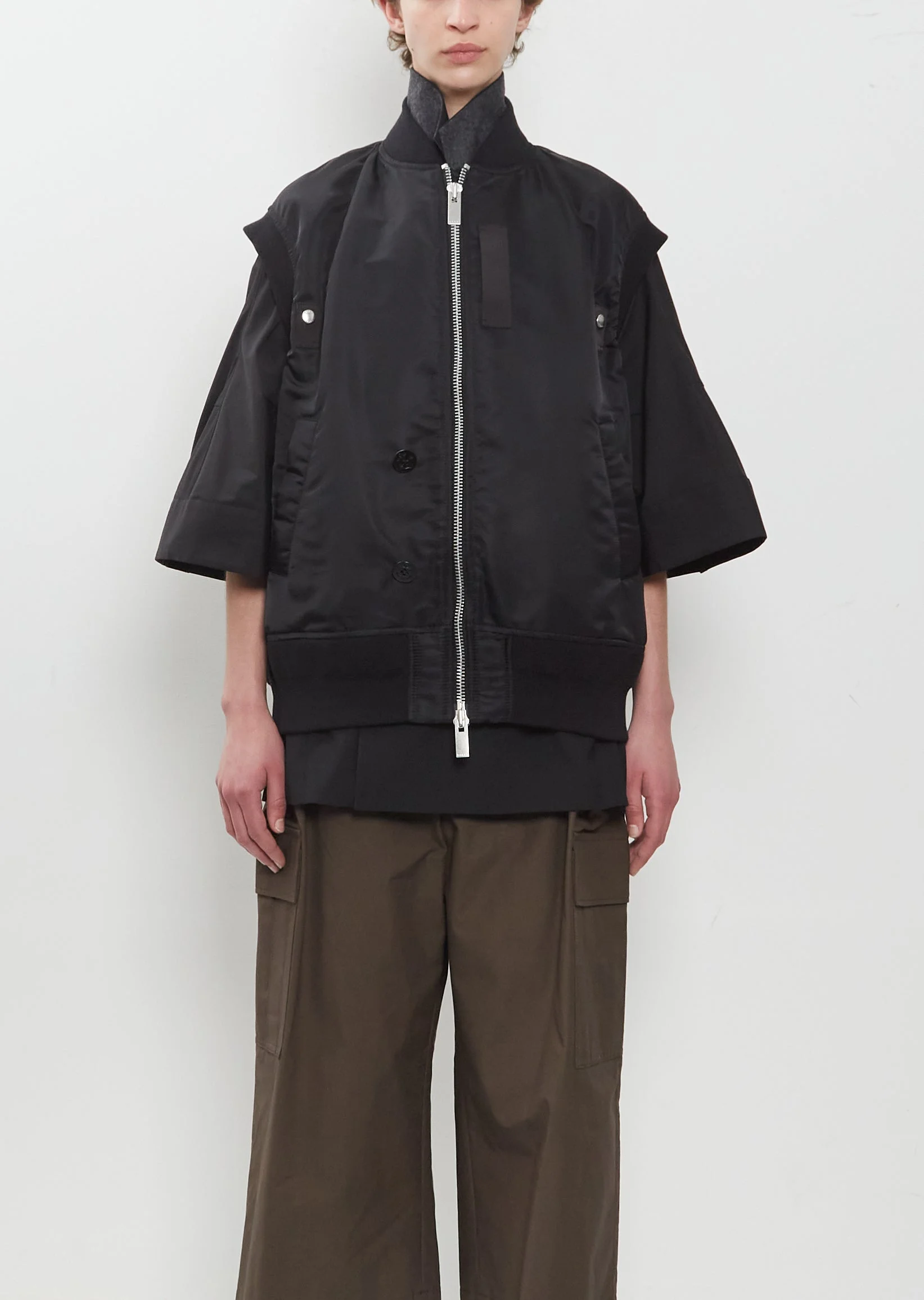 Nylon Twill x Suiting Vest - 1