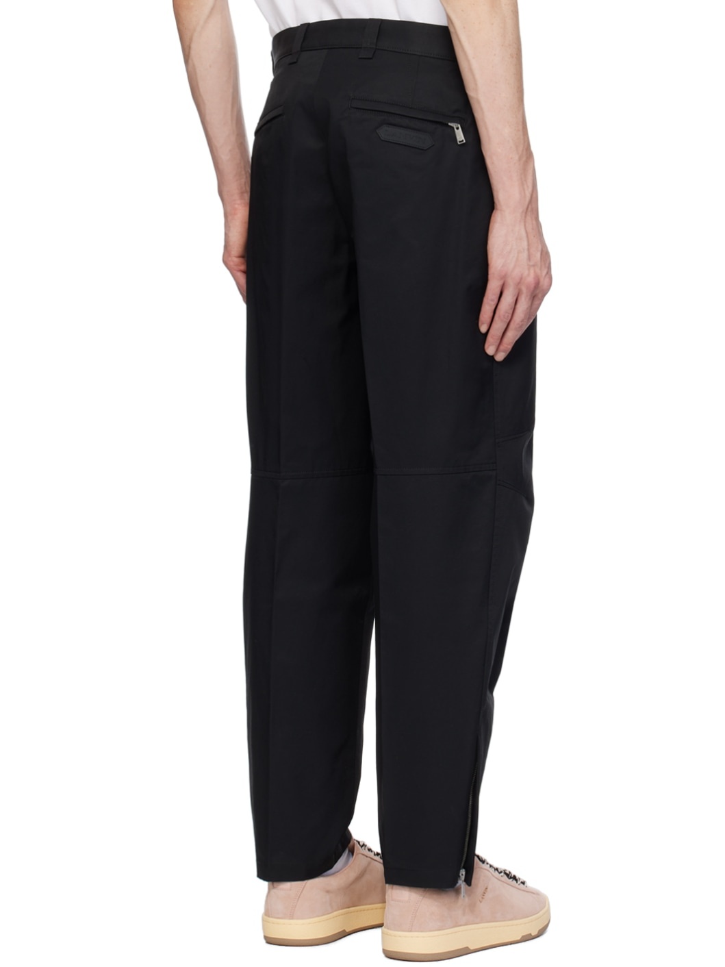 Black Biker Trousers - 3