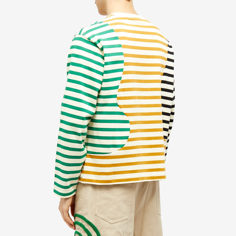 Brain Dead Organic Panel Stripe Long Sleeve T-Shirt 3