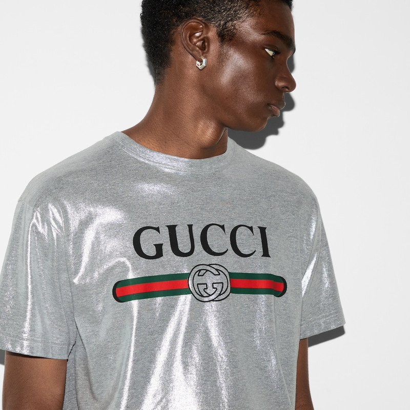 Printed cotton jersey T-shirt 5