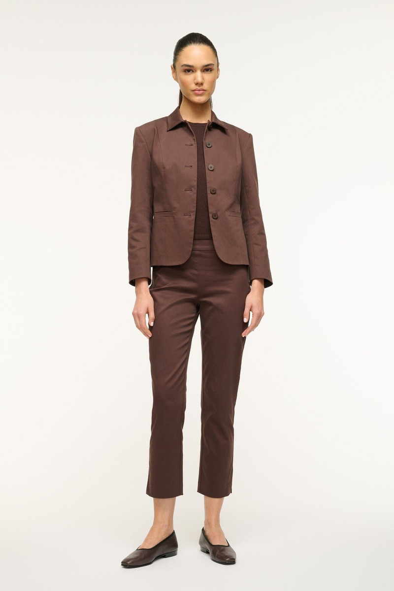 STAUD STAUD ROBERT JACKET DARK CHOCOLATE outlook