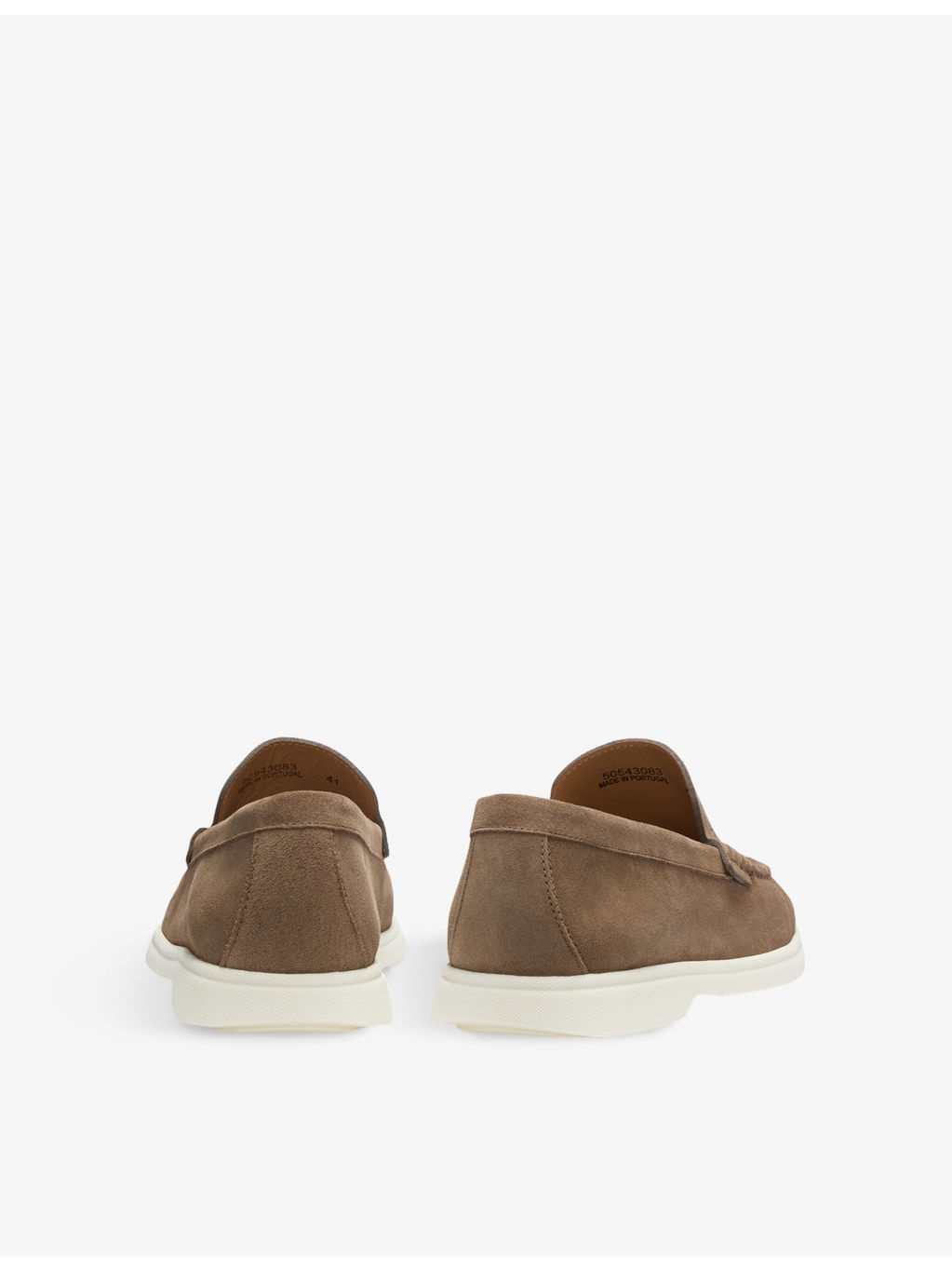 Debossed-Logo Suede Loafer - 5