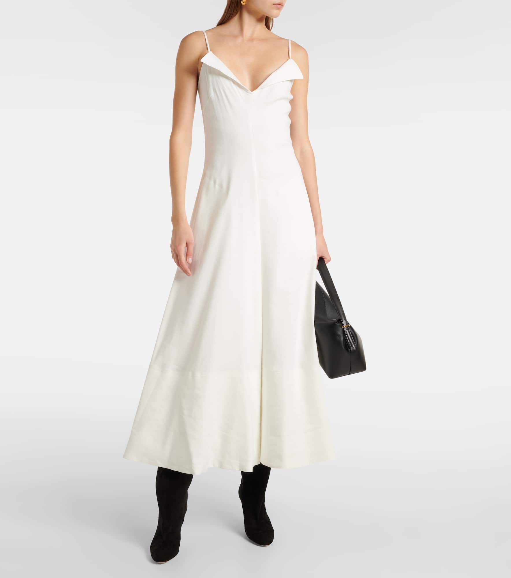 Ruby linen-blend midi dress - 2