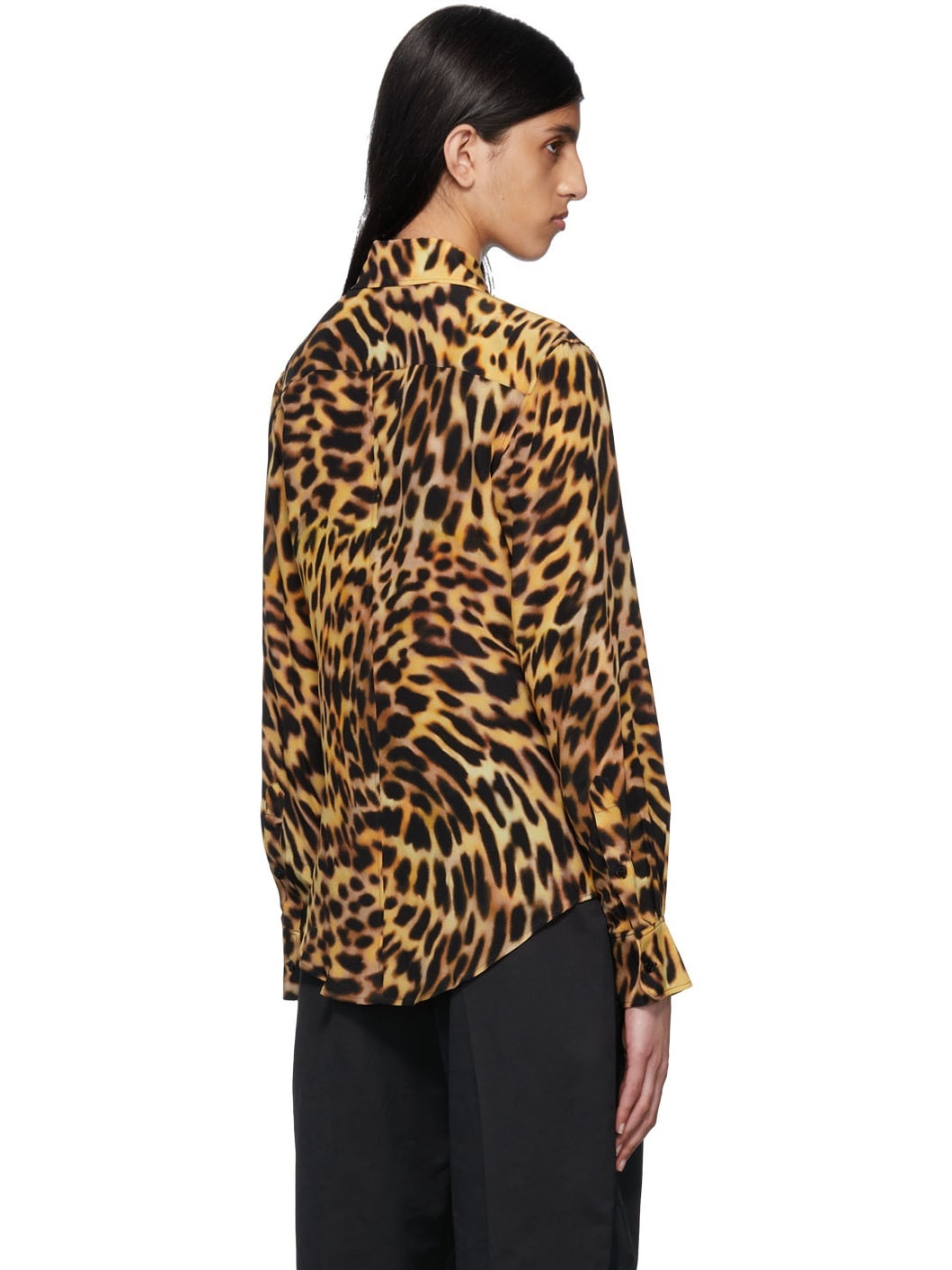 Tan Leopard Print Shirt - 3