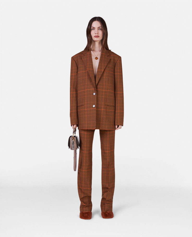Stella McCartney Prince of Wales Check Oversized Blazer outlook
