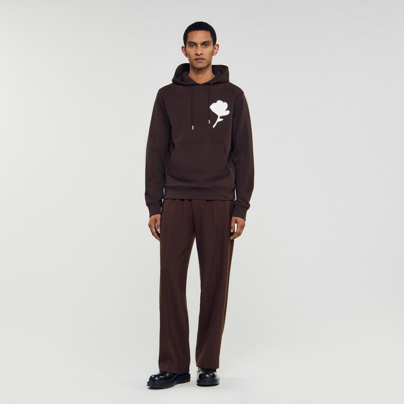 Sandro SWEATSHIRT WITH FLOWER PATCH outlook