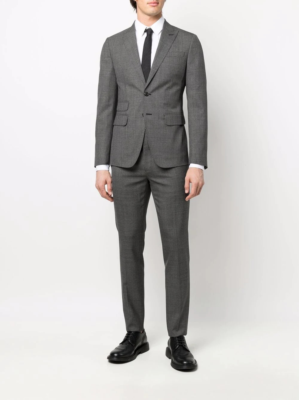 tailored single-breasted suit - 2