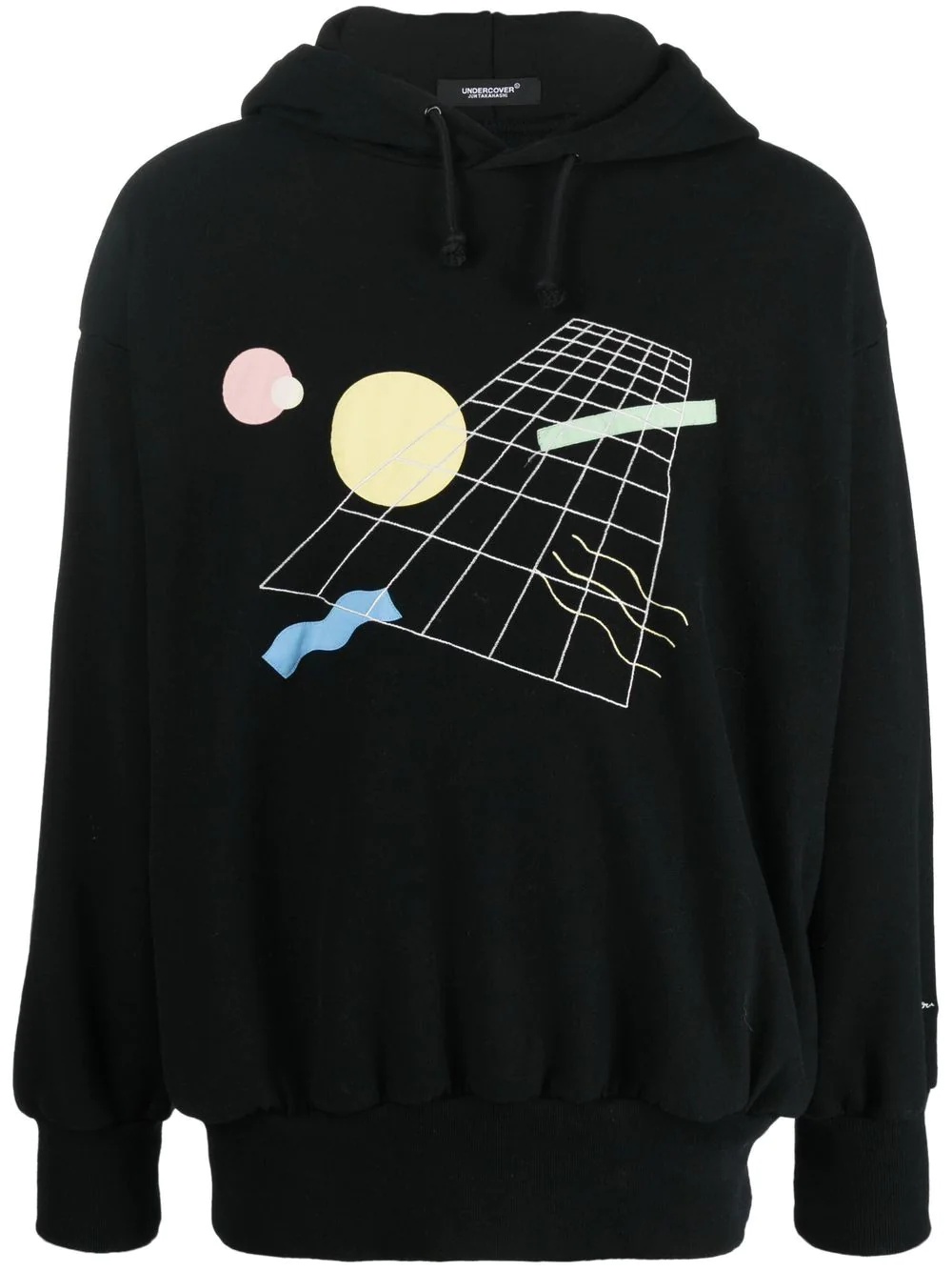graphic-print hoodie - 1