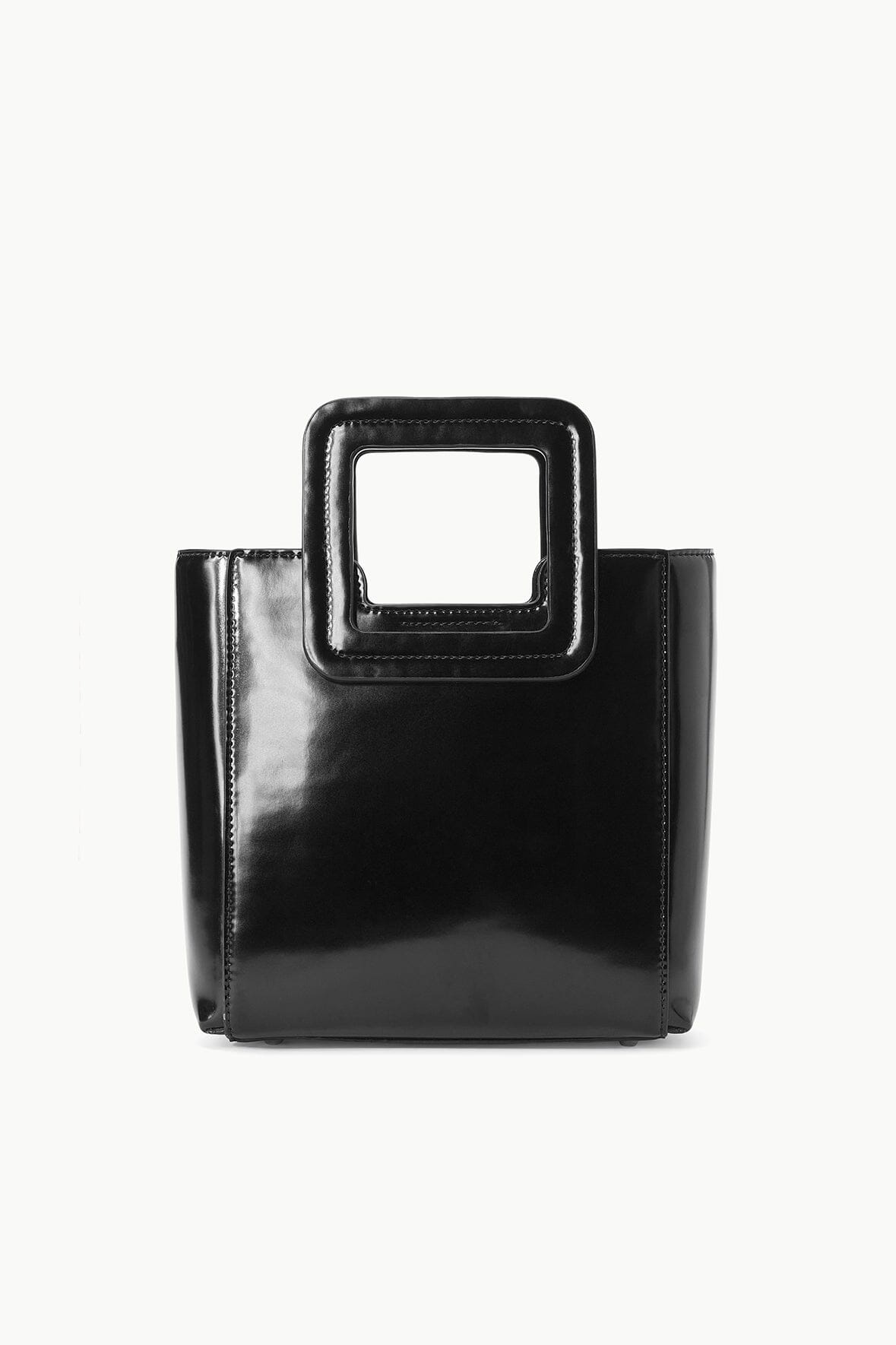 STAUD MINI SHIRLEY LEATHER BAG BLACK - 2