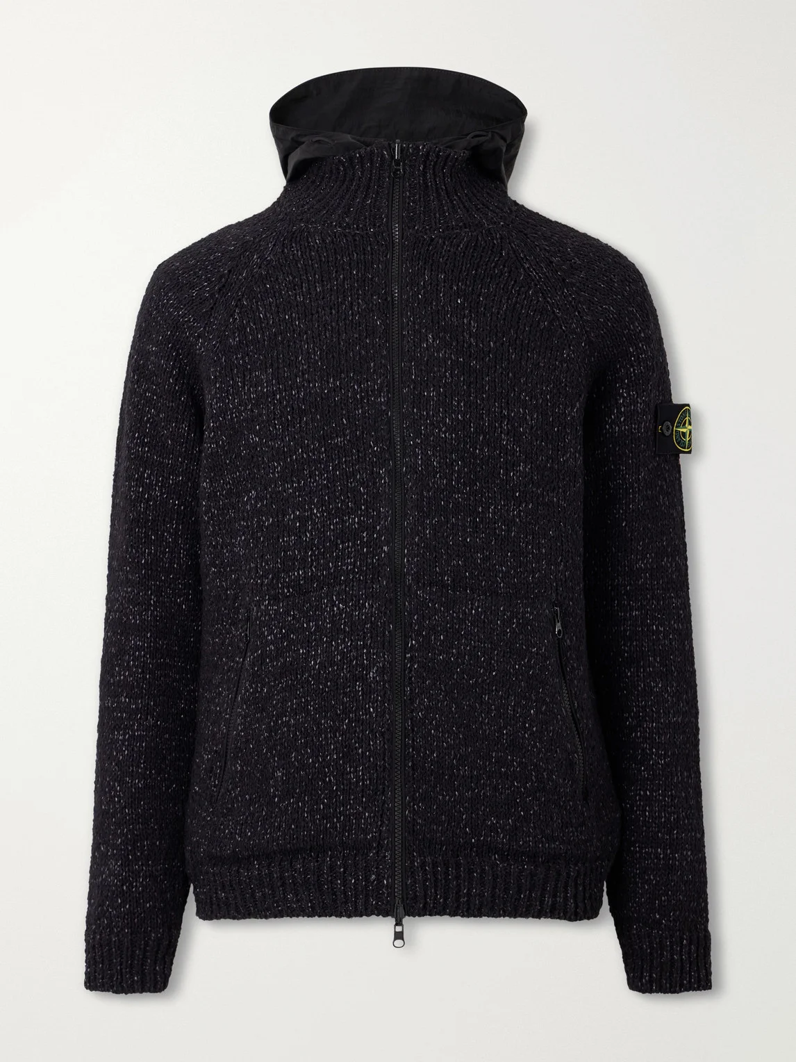 Reversible Knitted Cotton-Blend Shell Jacket - 1