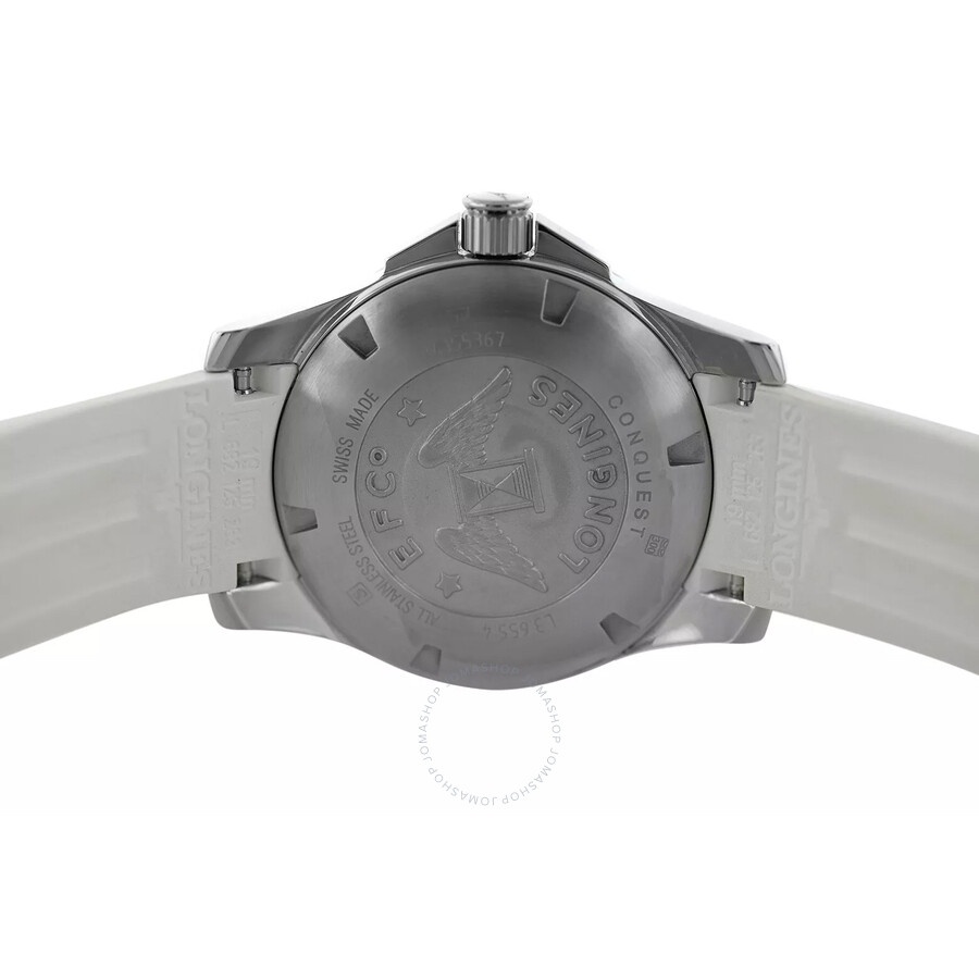Pre-owned Longines Conquest Quartz White Dial Ladies Watch L3.655.4.86.2 - 4