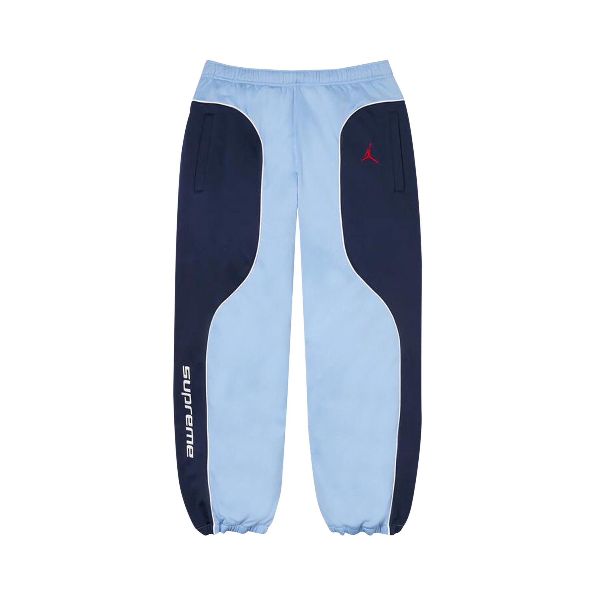 Supreme x Jordan Tricot Track Pant 'Light Blue' - 1