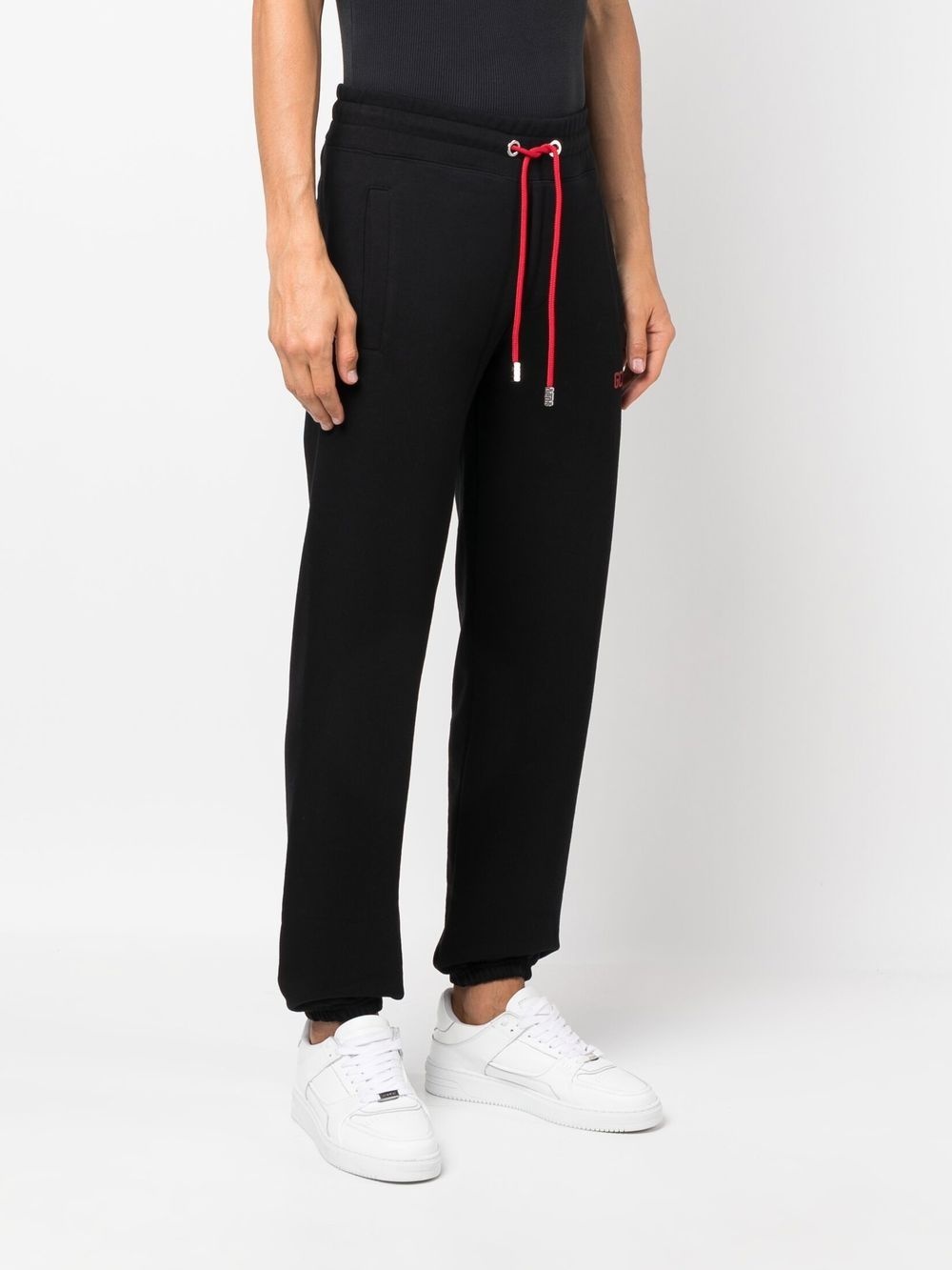 tapered-leg drawstring trousers - 3