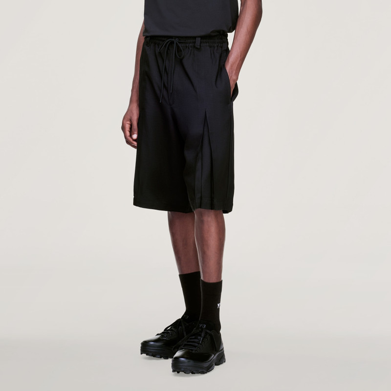 Y-3 SPORT UNIFORM PLEATED SHORTS 5