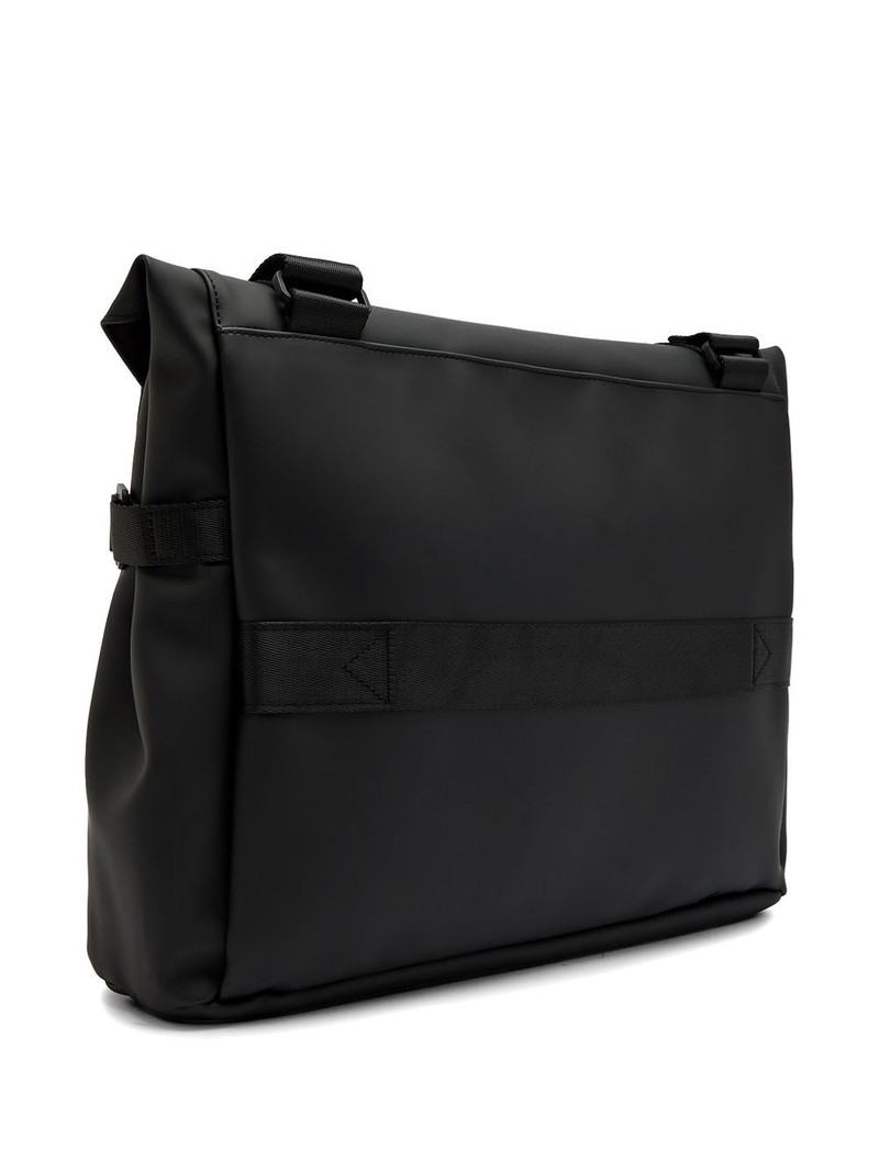 RAINS OTG logo-embossed messenger bag outlook