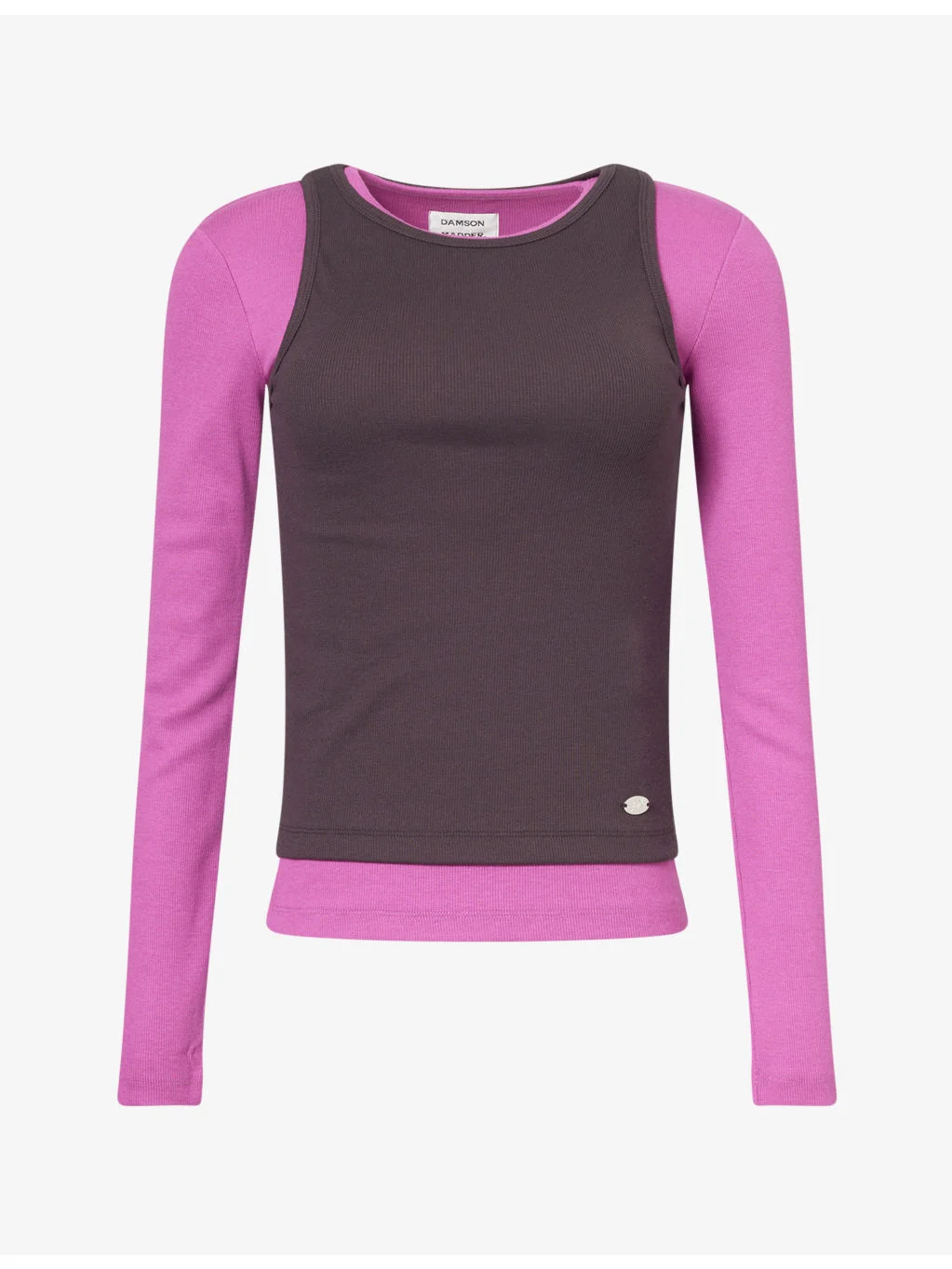 Manon Layered 2 in 1 Cotton And Modal-Blend Top - 1