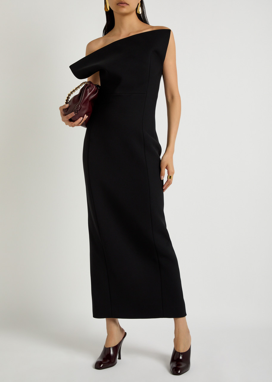 Khaite Cato Strapless Woven Midi Dress - 4