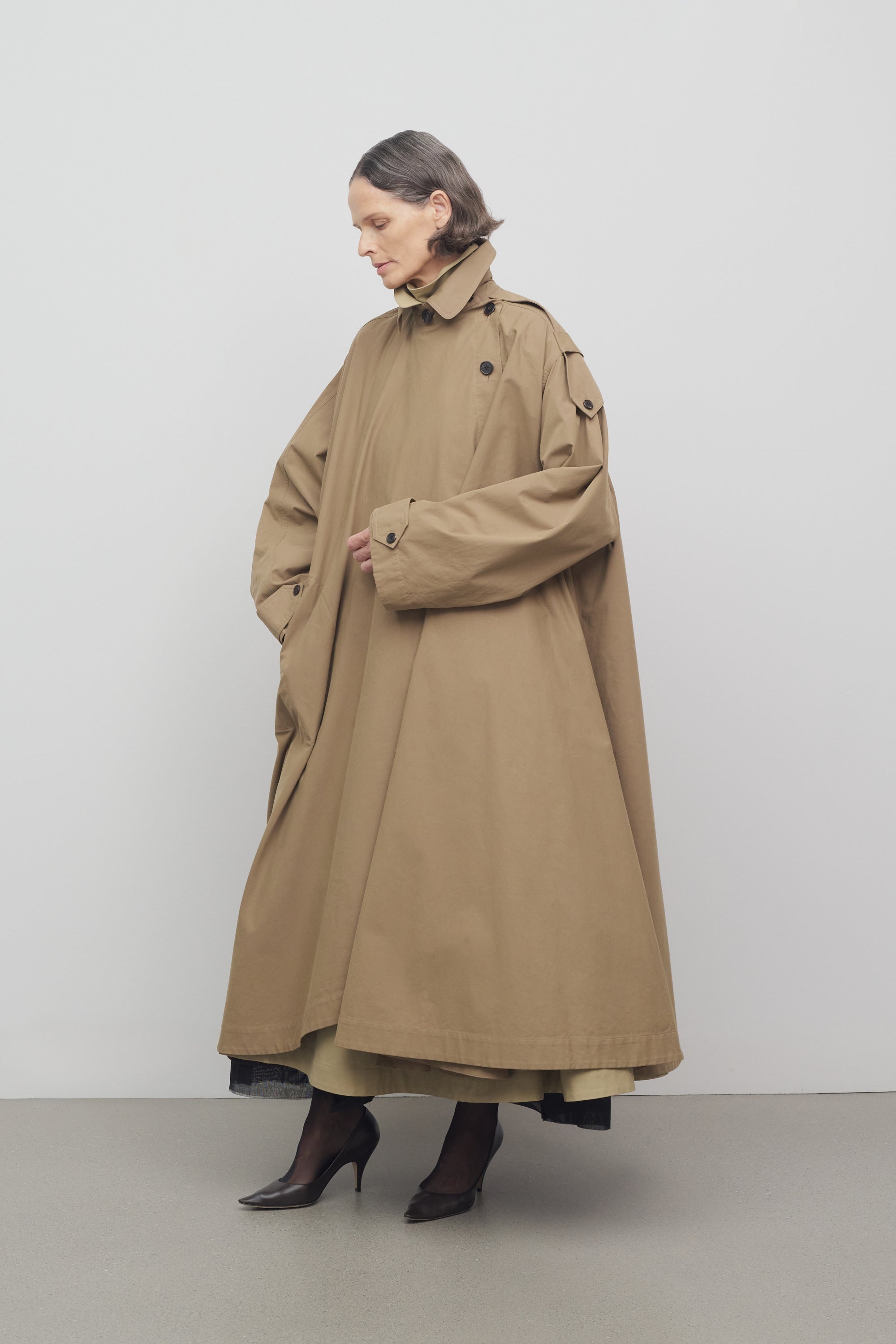 Aralia Coat in Cotton - 3
