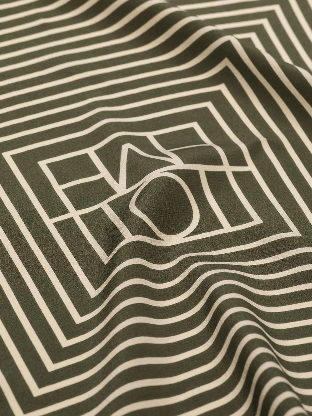 monogram silk scarf - 3