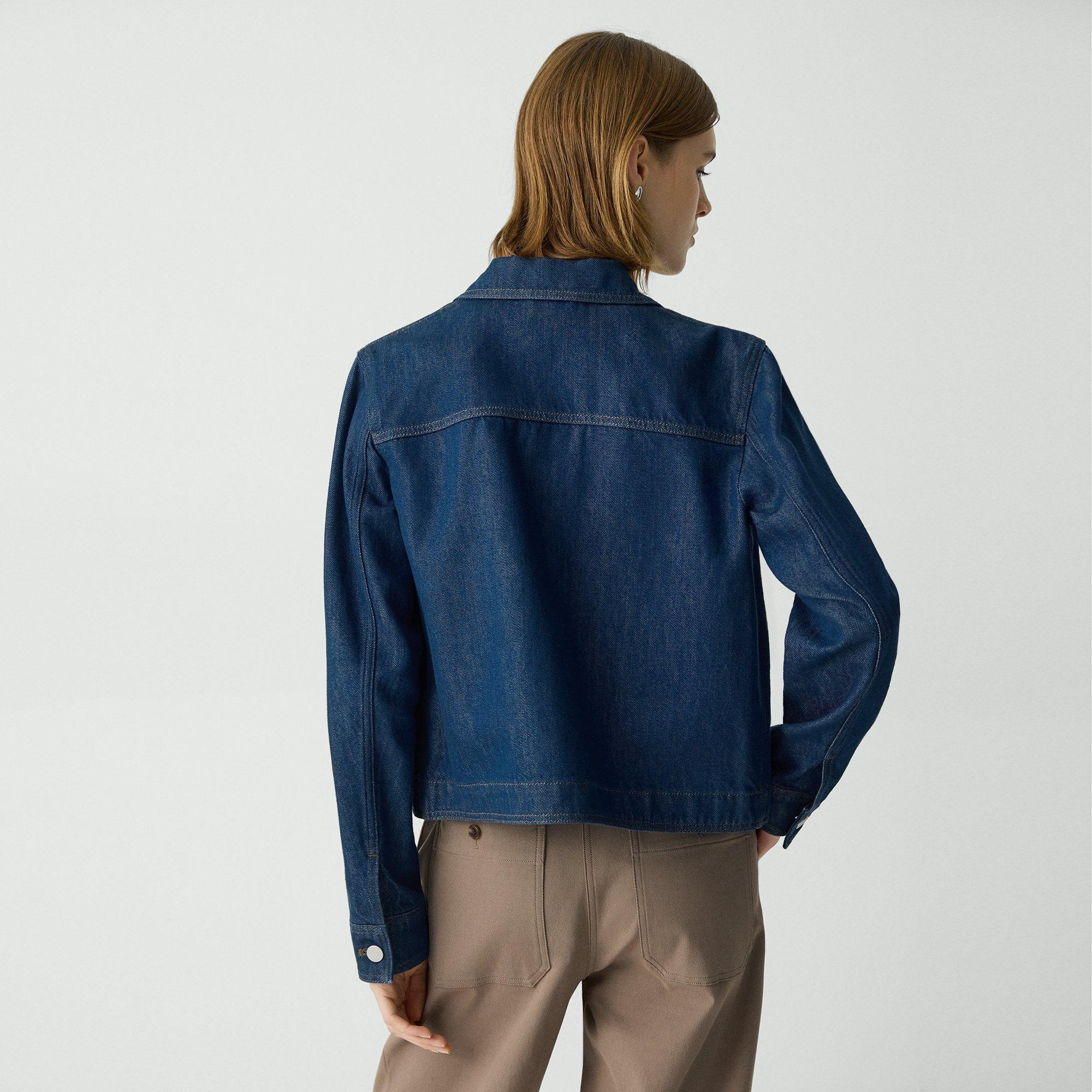 Casual Jacket in Relaxed Denim - 4