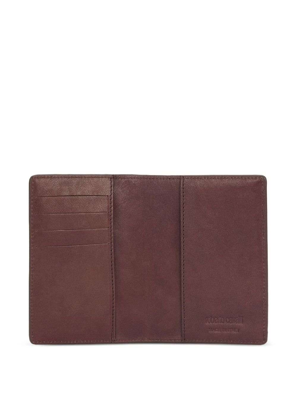 monogram leather wallet - 3