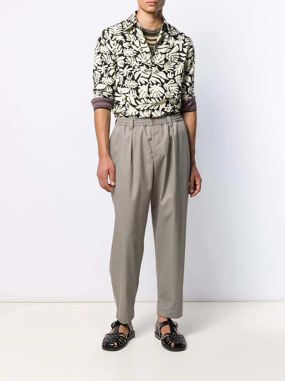 double pleat trousers - 2