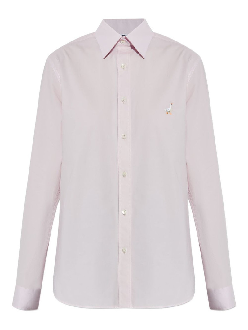 embroidered goose shirt 1
