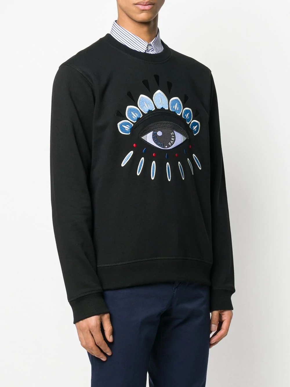 embroidered Eye sweatshirt - 3