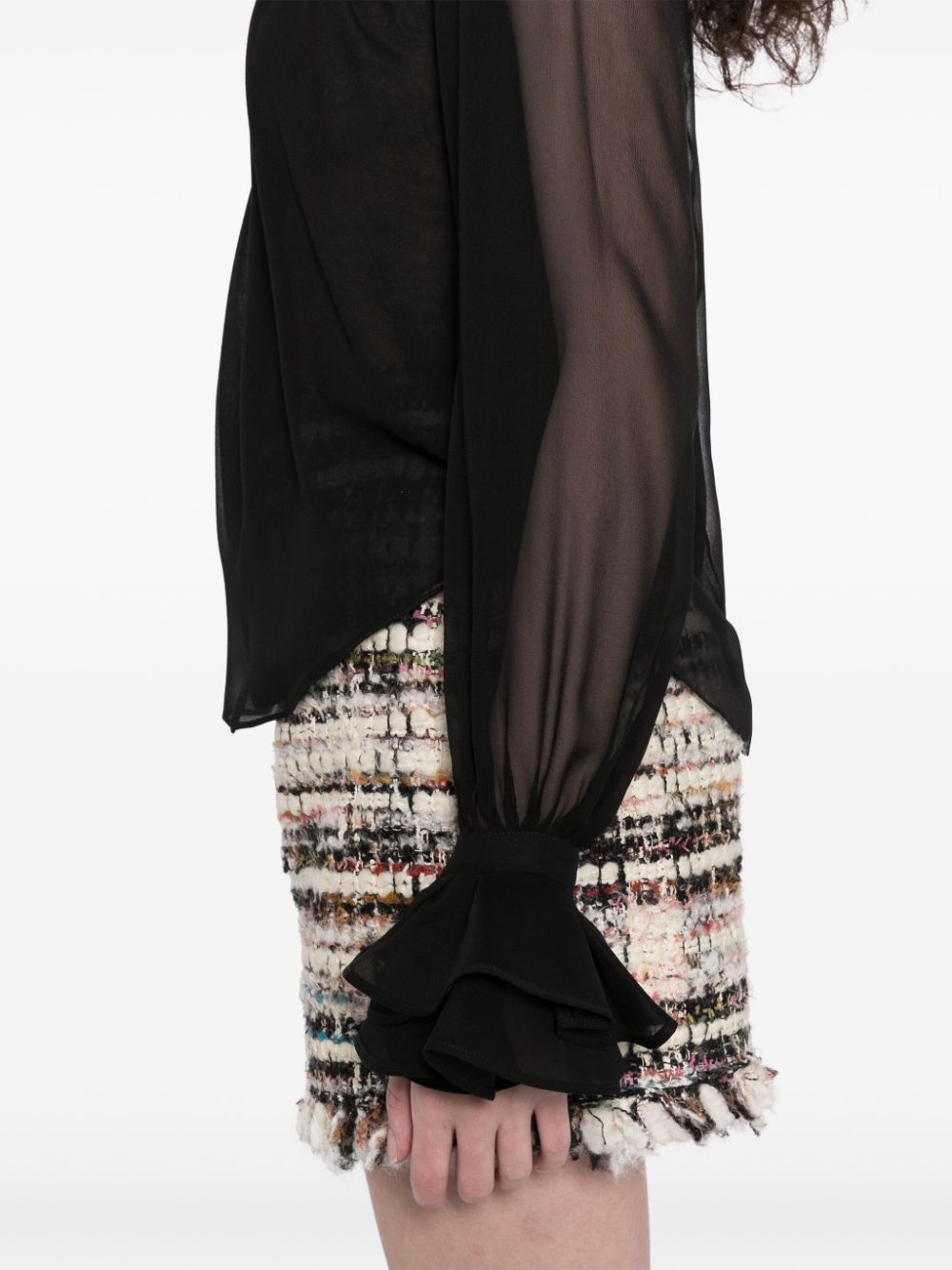 semi-sheer top - 5