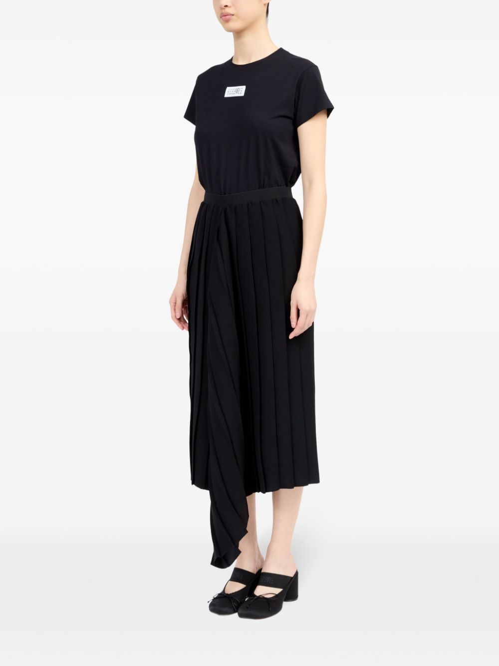 pleated midi skirt - 6