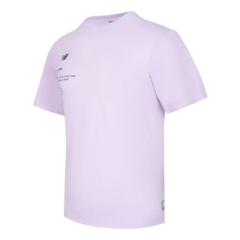 New Balance Lifestyle Logo Tee 'Lilac' 5EC2U863-DV - 1