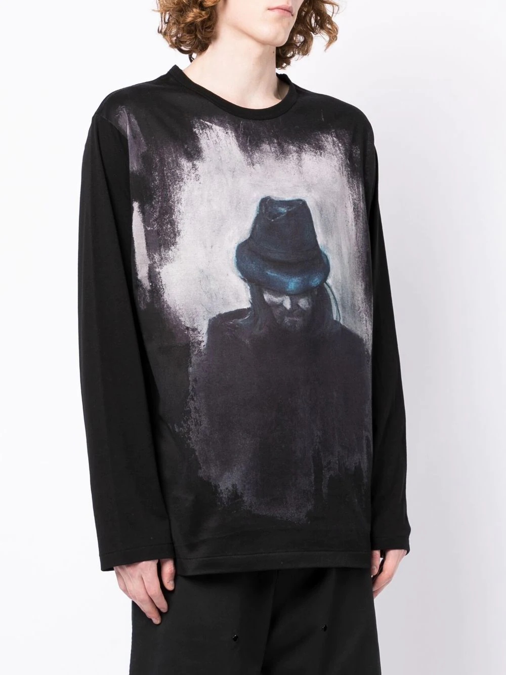 graphic-print long-sleeve T-shirt - 3