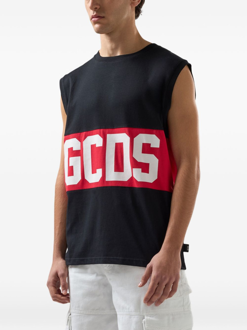 logo sleeveless T-shirt 4
