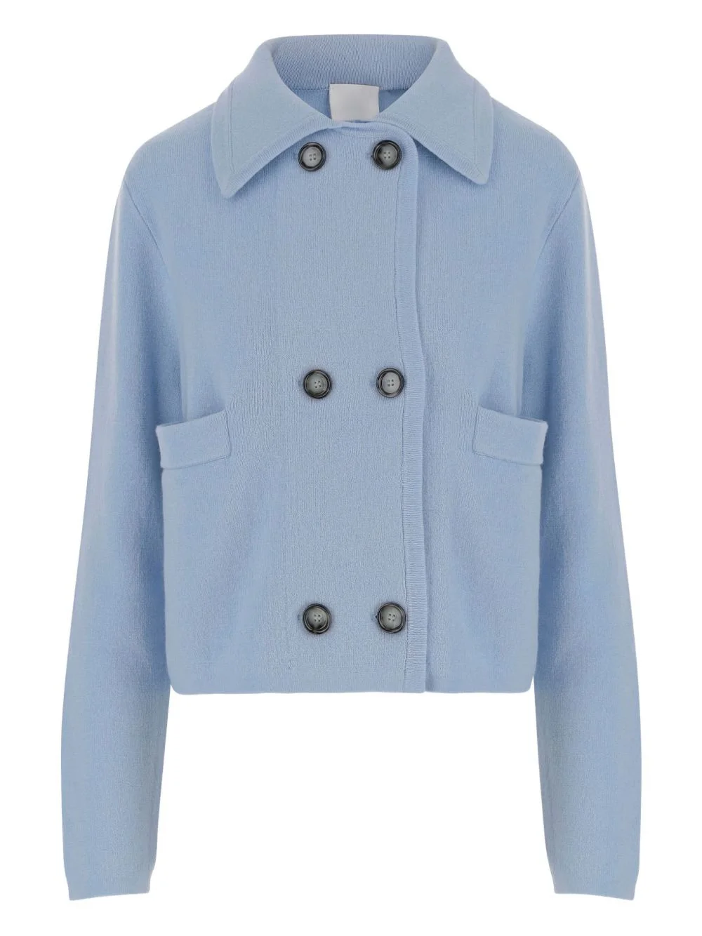 double-breasted cardigan - 1