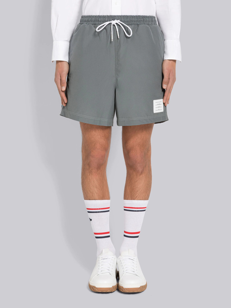 Ripstop Topstitch Track Shorts - 1