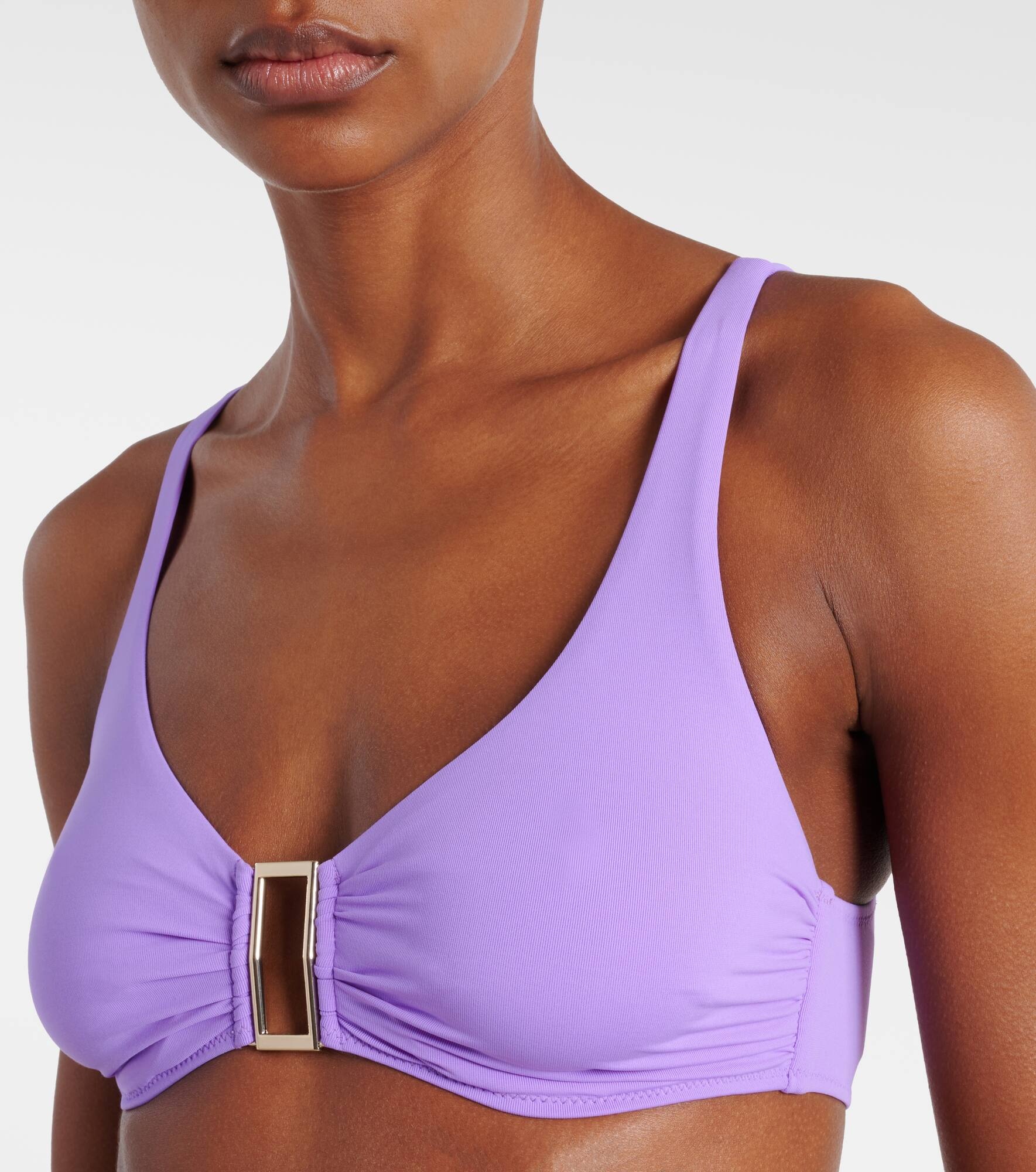 Bel Air ring-detail bikini top - 4