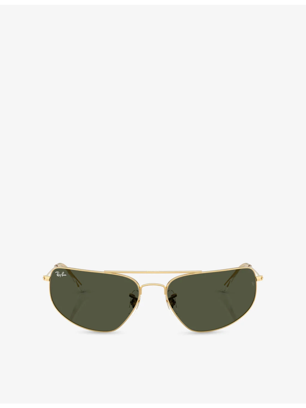 RB3780 Rectangle-Frame Metal Sunglasses - 1