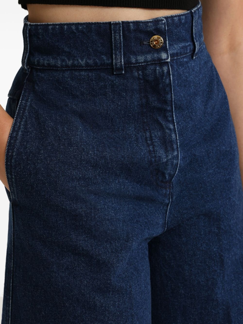 denim shorts - 2