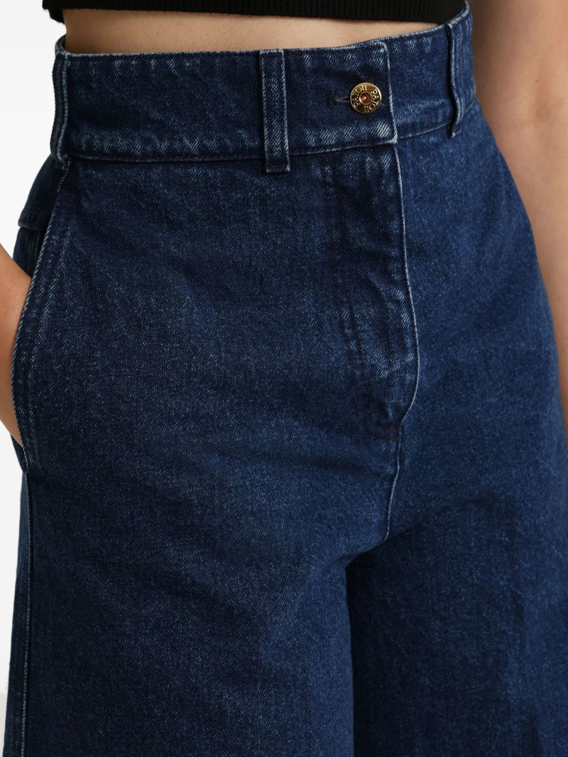 PATOU denim shorts outlook